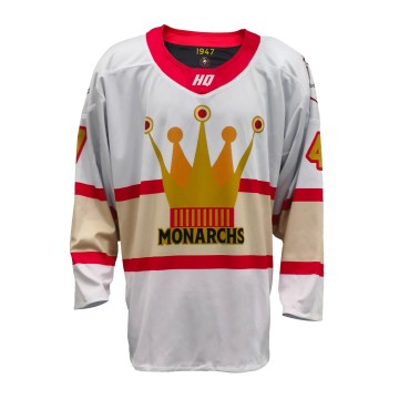 Monarchs Reversible Hockey Jersey Custom Sublimated Hockey Uniform | Dual-Sided Game-Day Design | Crown Edition Performance Jersey
