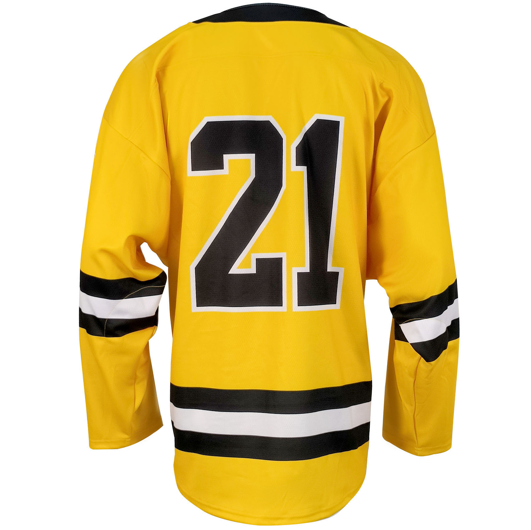 Classic Sublimated Ice Hockey Jersey with Bold Shield Logo Design