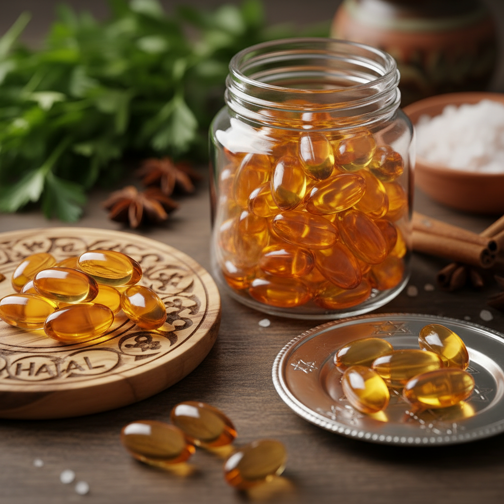 Chewable Softgels For Halal And Kosher Supplements