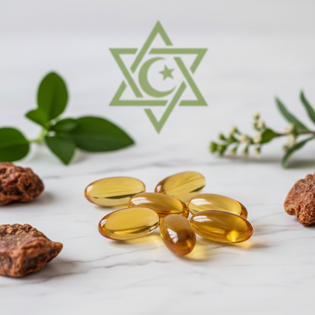 Propolis Vegan Softgel For Halal And Kosher Supplements