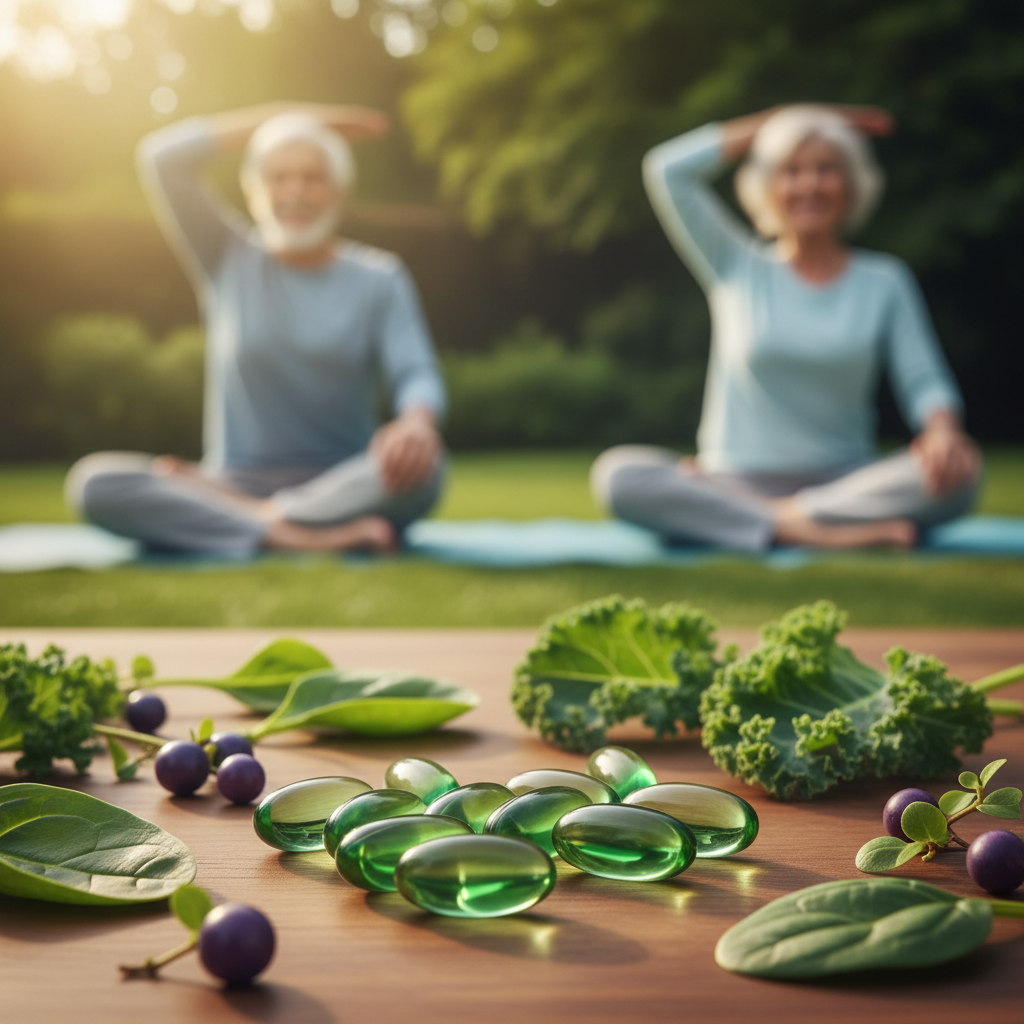 Plant-Based Softgels For Senior Health And Vitality