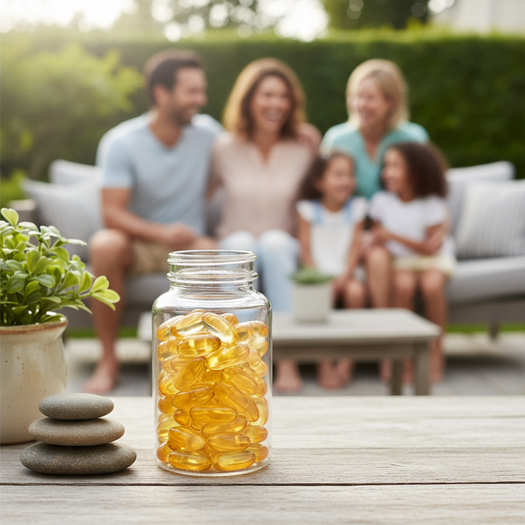 Plant-Based Softgels For Daily Family Wellness