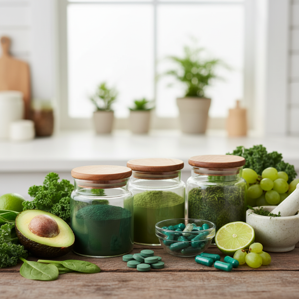 Green Food Supplements For Vegan And Vegetarian Lifestyles