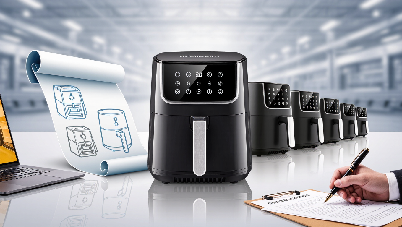 From Product Concept to Mass Production: APEXDURA Air Fryer Solutions