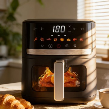 5.5L Touch Screen Digital Air Fryer - Smart & Multifunctional