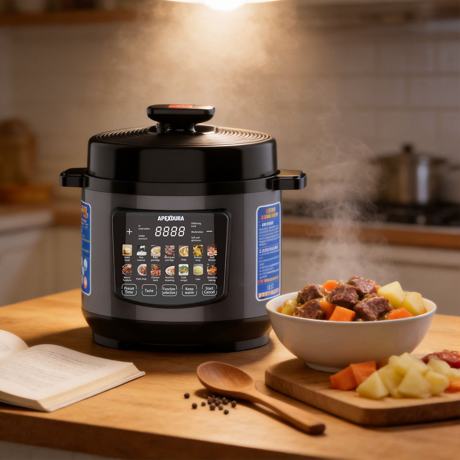 Customized Multifunctional 5L/6L Electric Programmable Pressure Cooker Launches to Redefine Smart Kitchen Efficiency