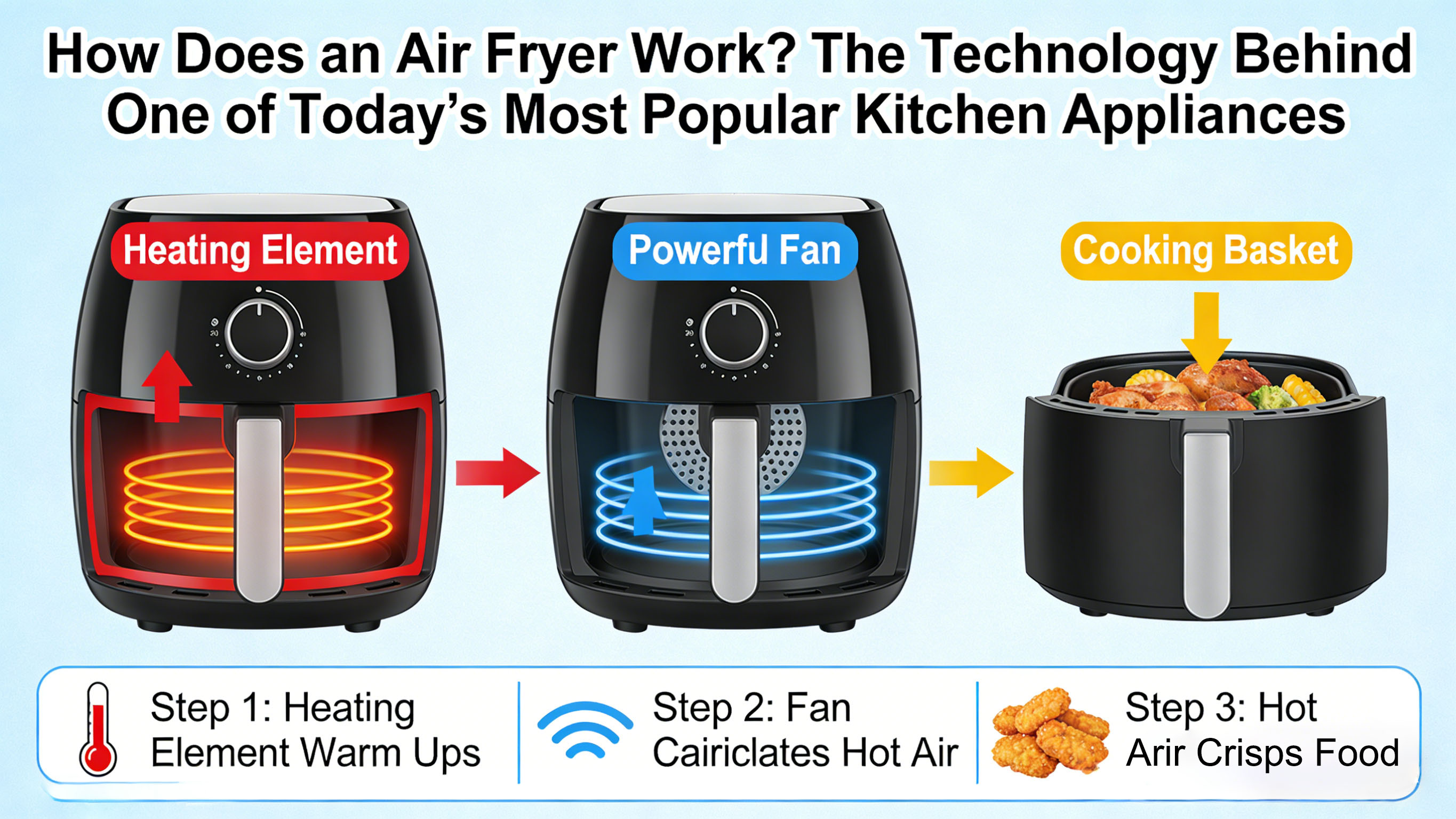 How Does an Air Fryer Work? The Technology Behind One of Today’s Most Popular Kitchen Appliances