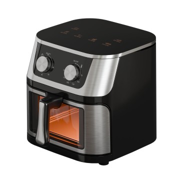 8L Mechanical Air Fryer with Window Knob Control 2800W Non Stick Coating OEM ODM