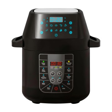 YBW610 Electric Pressure Cooker & Air Fryer 2-in-1 – 6L/8L 1500W/1000W Touch Control