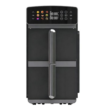 Dual Stack Air Fryer 5.5L plus 5.5L Double Basket 2800W Touch Screen OEM ODM
