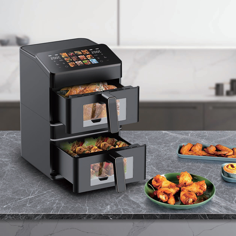 Dual Basket Air Fryer 6L plus 6L Cook Two Dishes at Once