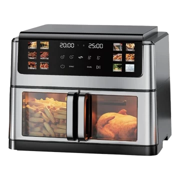 RA1105-2DS Dual Basket Air Fryer – 11L 2800W Up & Down Dual Heating Smart Touch