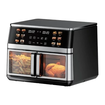 RA1106-2DSV Dual Basket Air Fryer – 11L 2800W Up & Down Dual Heating Smart Touch