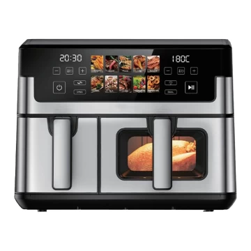 Dual Basket Air Fryer – 10L 2800W Up & Down Dual Heating Smart Touch