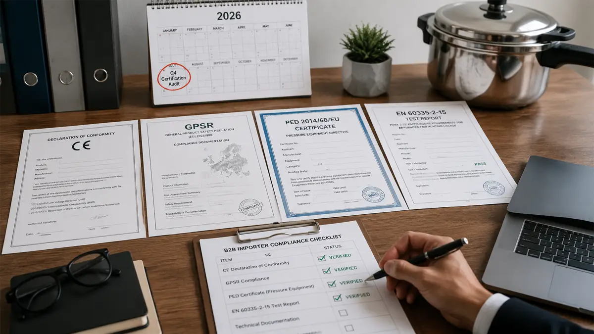 Kitchen Appliance Certification 2026: What Importers Must Update Before Q4
