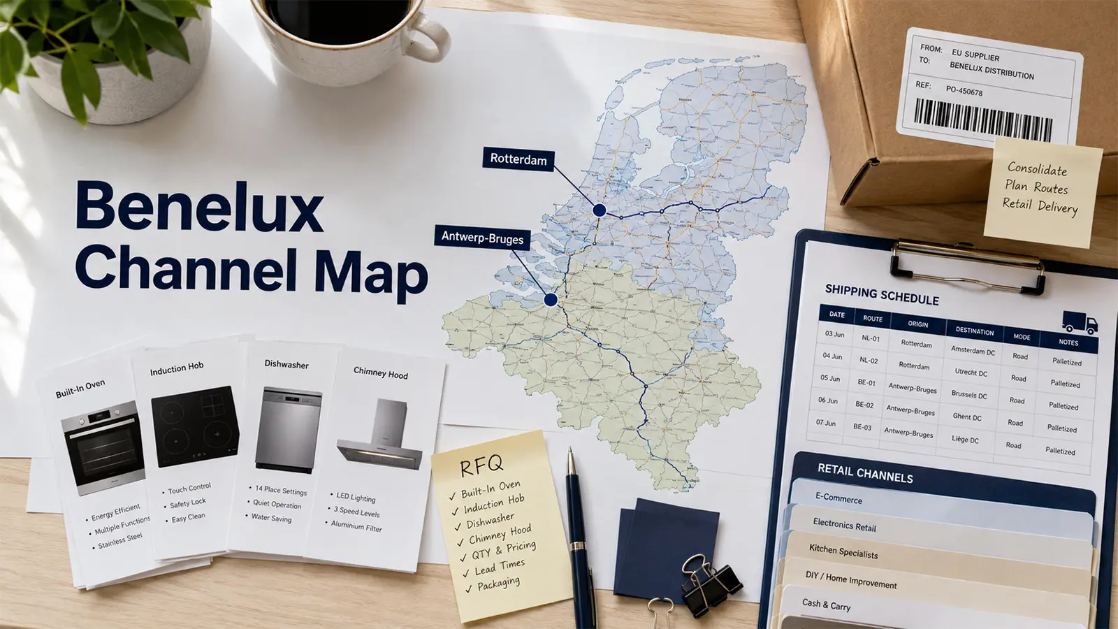 Benelux Distribution Channels for Kitchen Appliance Buyers