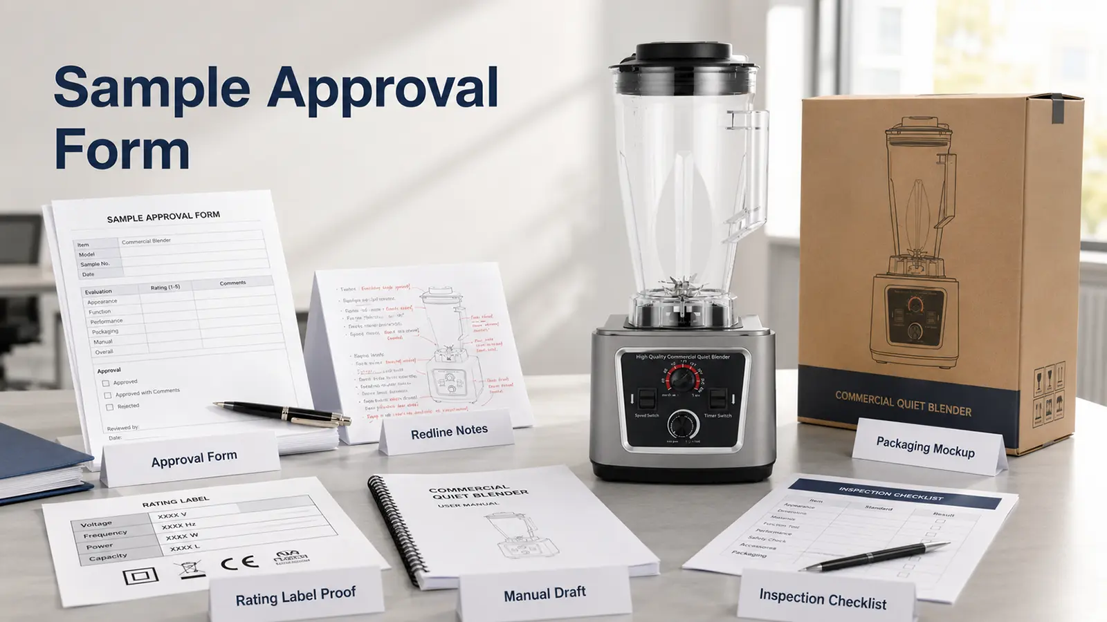 OEM Kitchen Appliance Sample Approval Form: What Buyers Should Confirm Before Mass Production