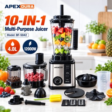 APEXDURA BF-5042 10-in-1 Multi-Purpose Juicer and Food Processor