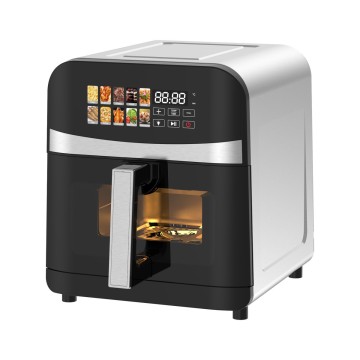 8L All-Metal Digital Air Fryer with Dual Heating System | KDF-105DUW