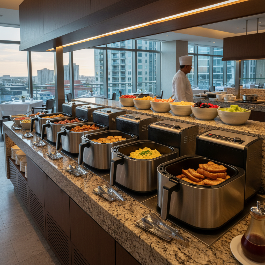 Air Fryer For Hotel Breakfast Buffets
