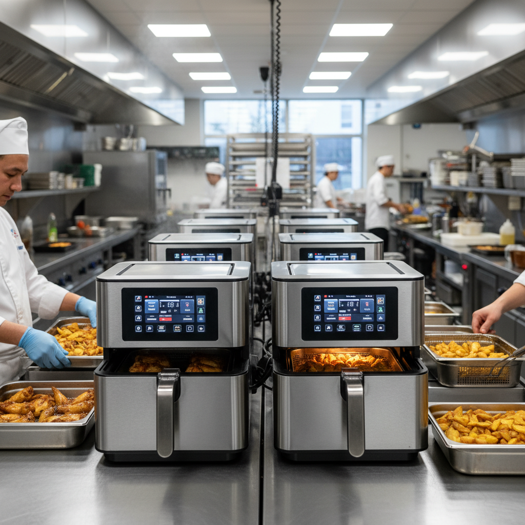 Smart Air Fryers For Restaurant Pre-Processing