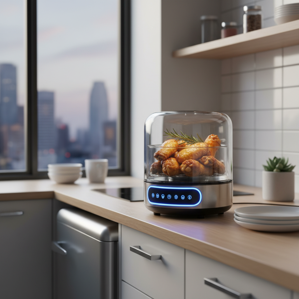 Glass Air Fryer For Small Apartment Living