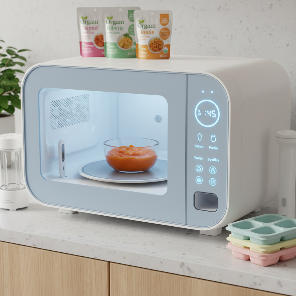 Smart Microwave Oven For Baby Food Preparation