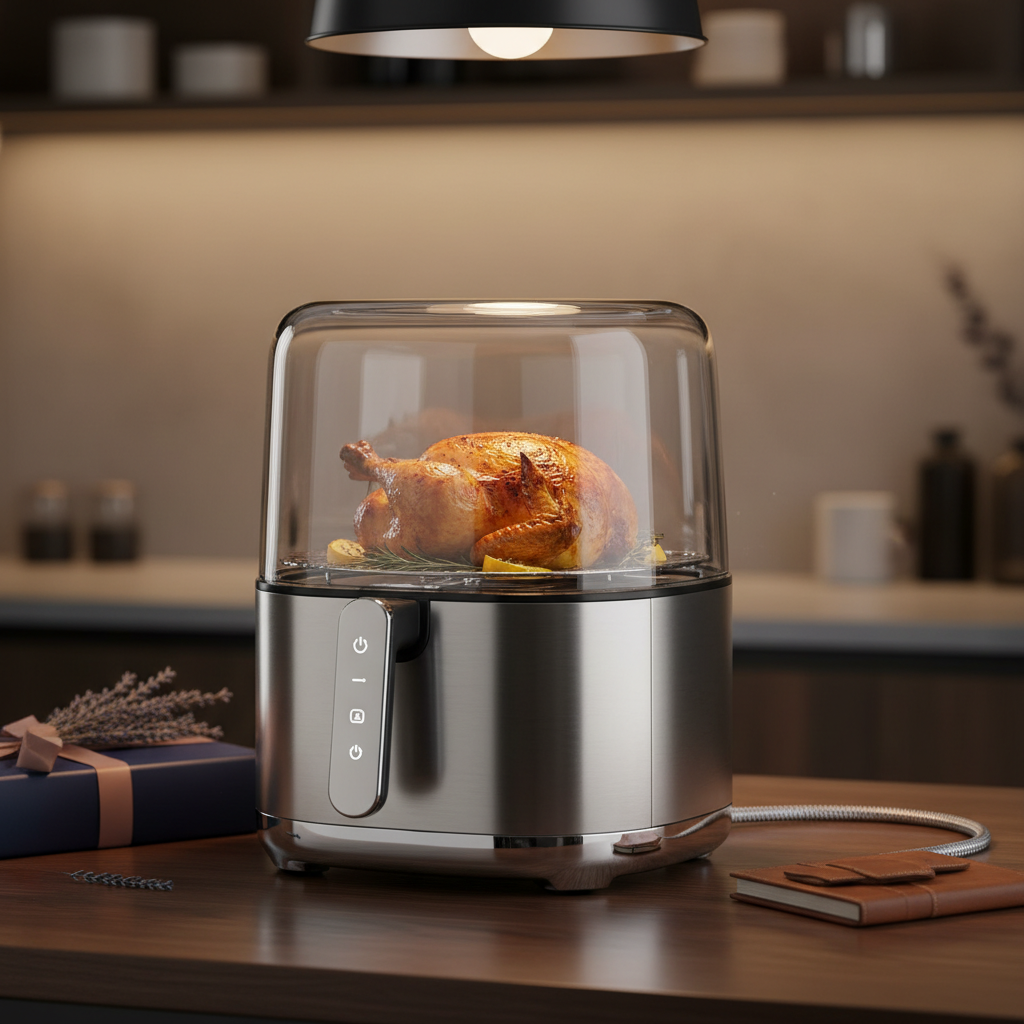 Glass Air Fryer For Gift And Premium Markets