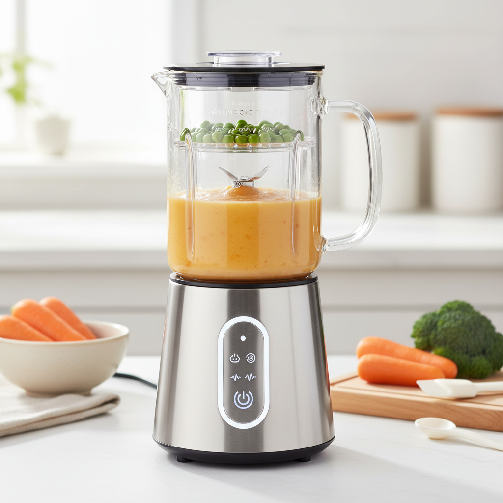 Glass Blender For Baby Food Preparation