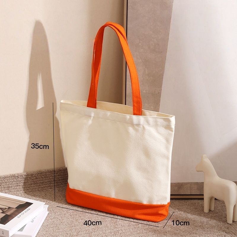 12oz Thick Reusable Blank Multi-purpose Canvas Shopping Grocery Travel Clothing Storage Bag.jpg