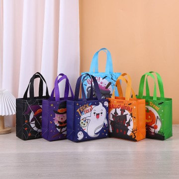 Multifunctional Non-Woven Halloween Bags Gifts Wrapping for Kid Gift