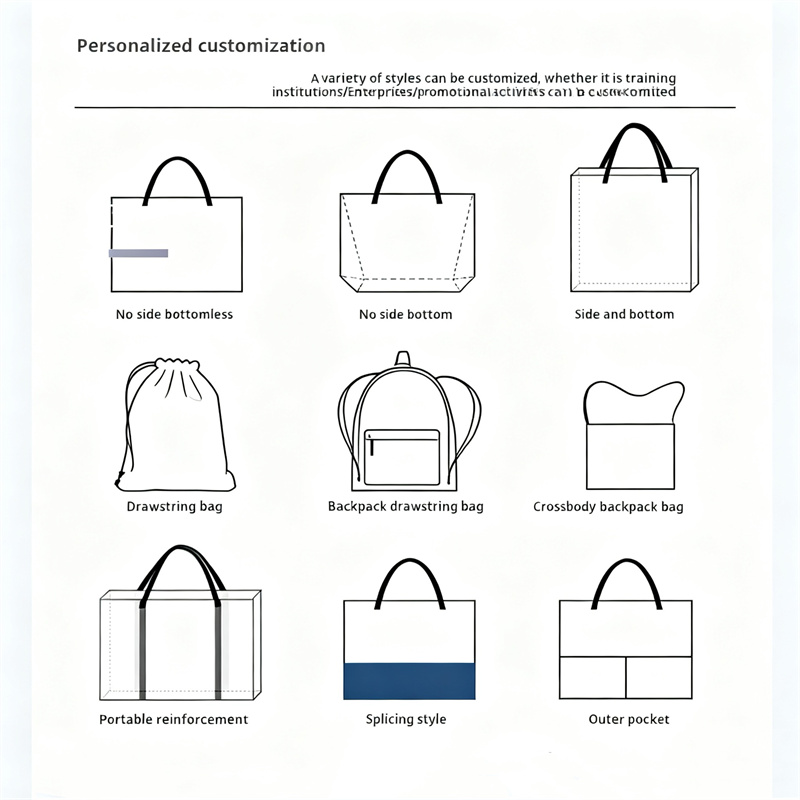Recyclable Fabric Non Woven Shopping Bags with logo.jpg