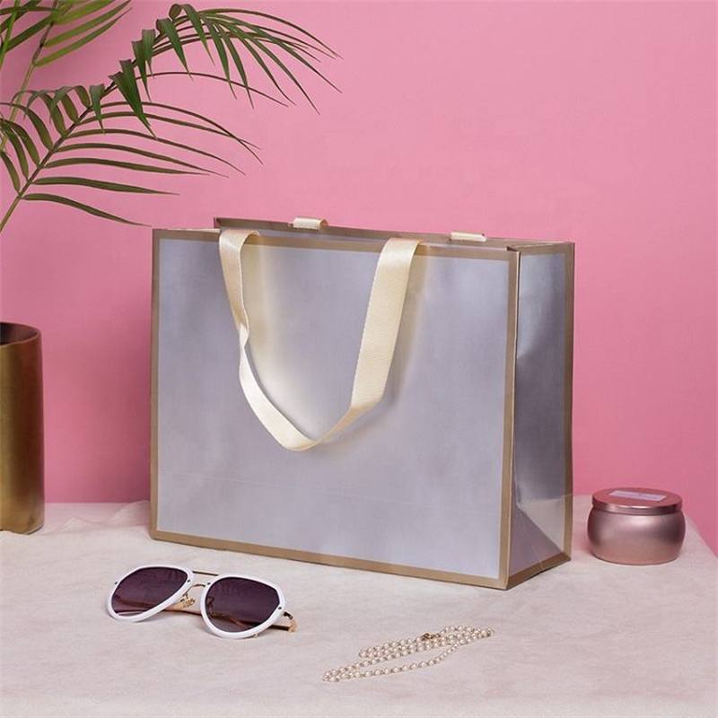 Sacolas de compras de joias de luxo com alça de fita reciclável.jpg