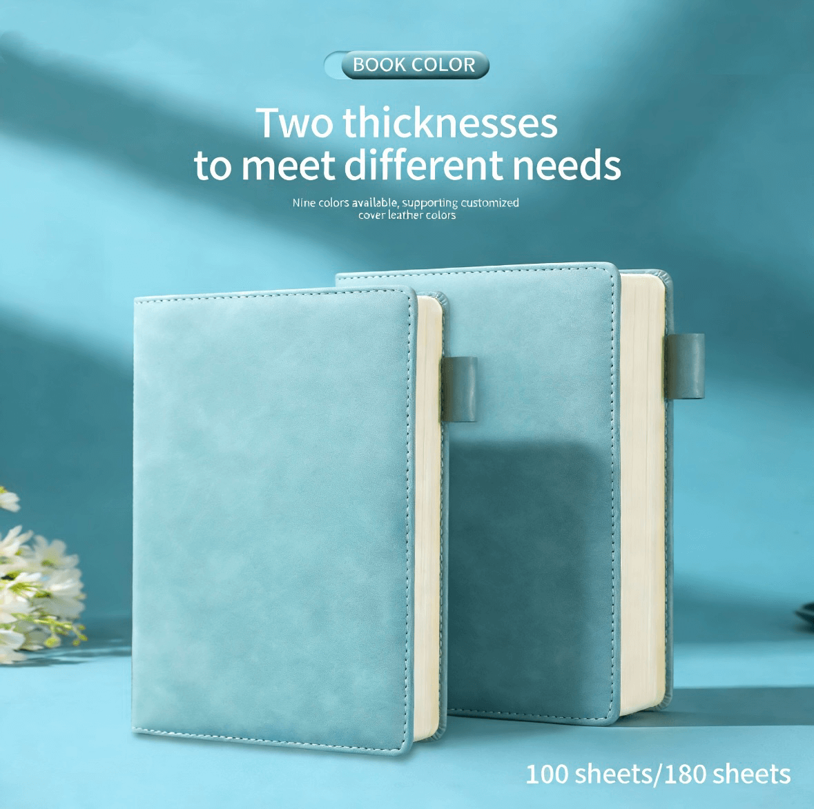 03 Engraved thickened business-style A5 notebook