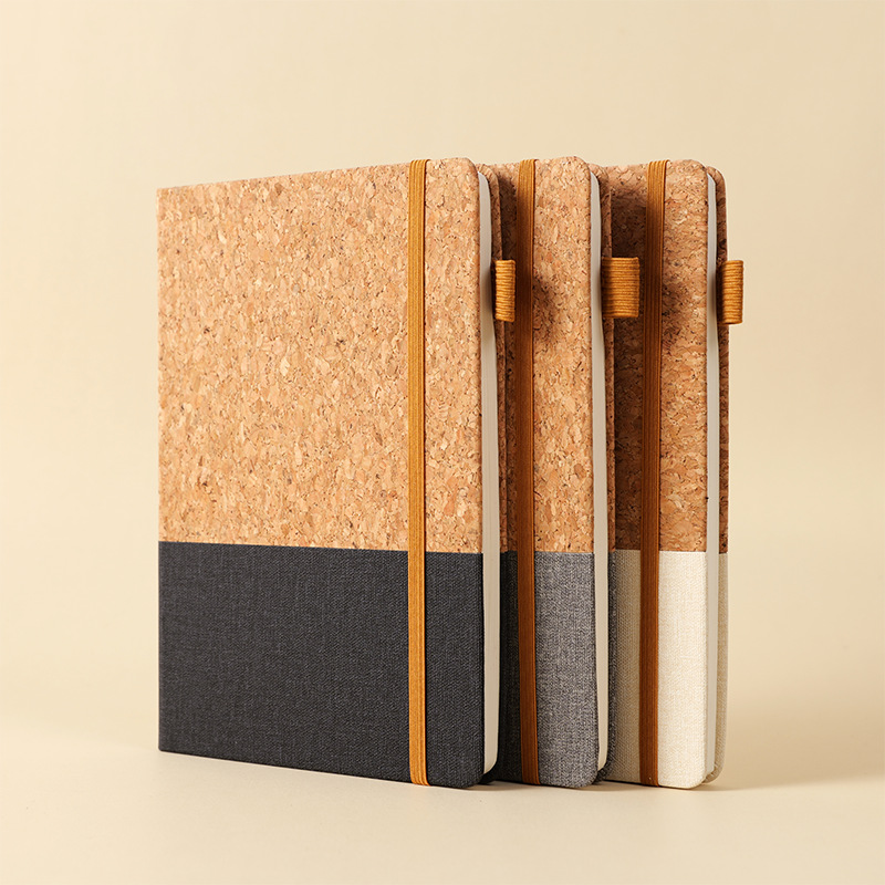 A5 Eco-friendly Creative Cork-patterned Wheat Straw Notebook.jpg