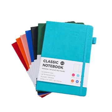 A5 notebook with a removable core and binding s...