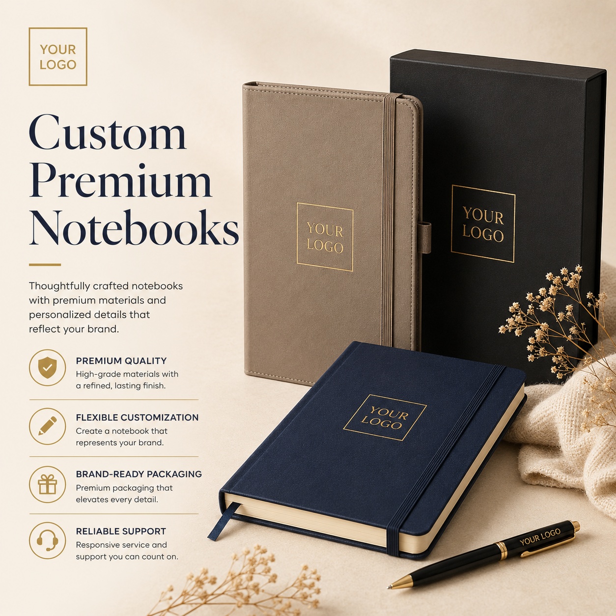 Cadernos Premium Personalizados