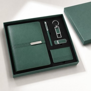 Conjunto de brindes personalizados para empresas sustentáveis