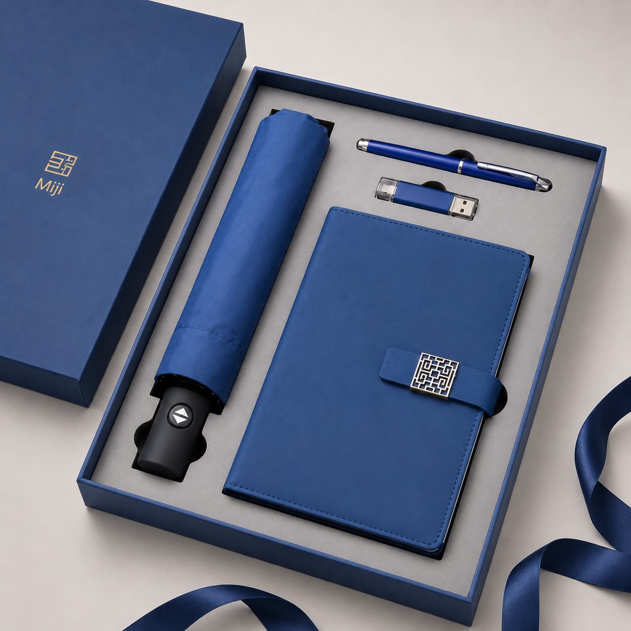 Blue Executive Gift Set in Box