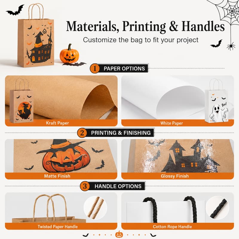 Material Printing and Handle Options