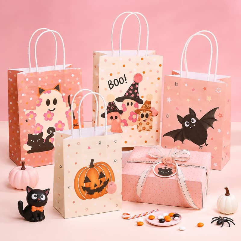 Pastel Halloween Packaging Display