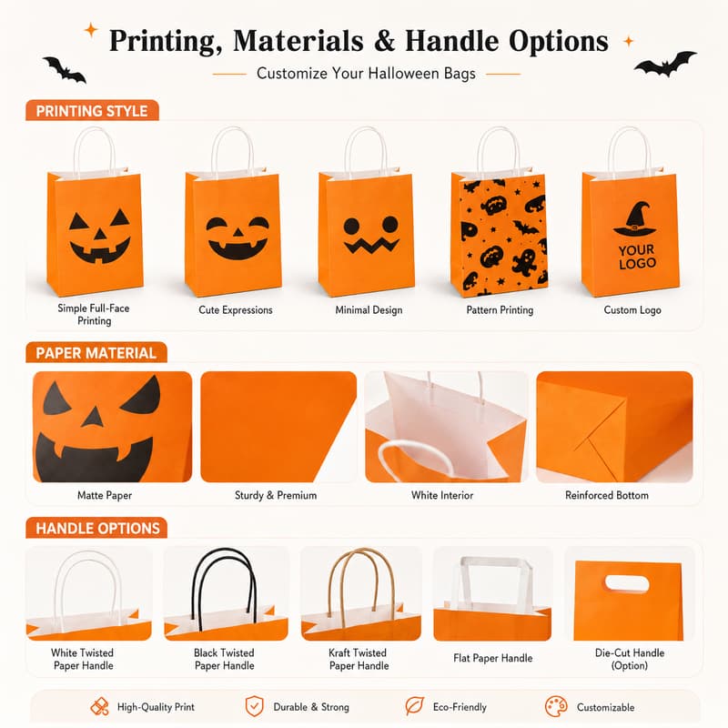 Printing Materials and Handle Options