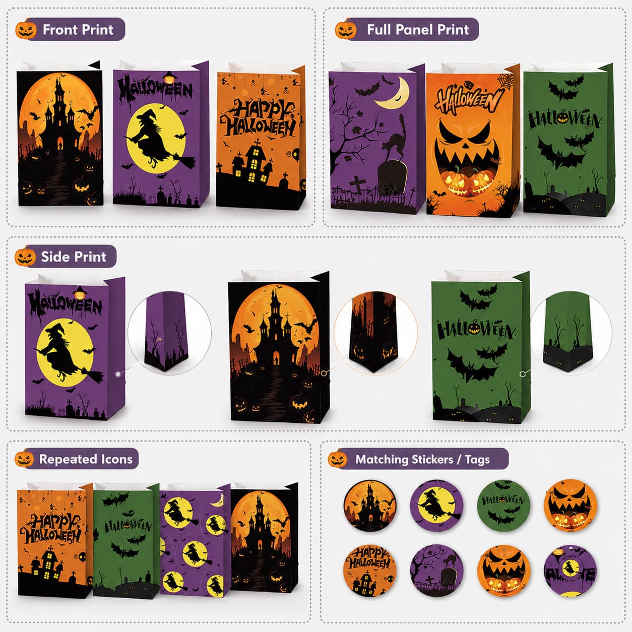 Printing, Stickers and Tag Options