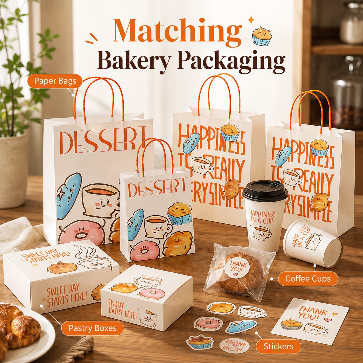 Matching Bakery Packaging