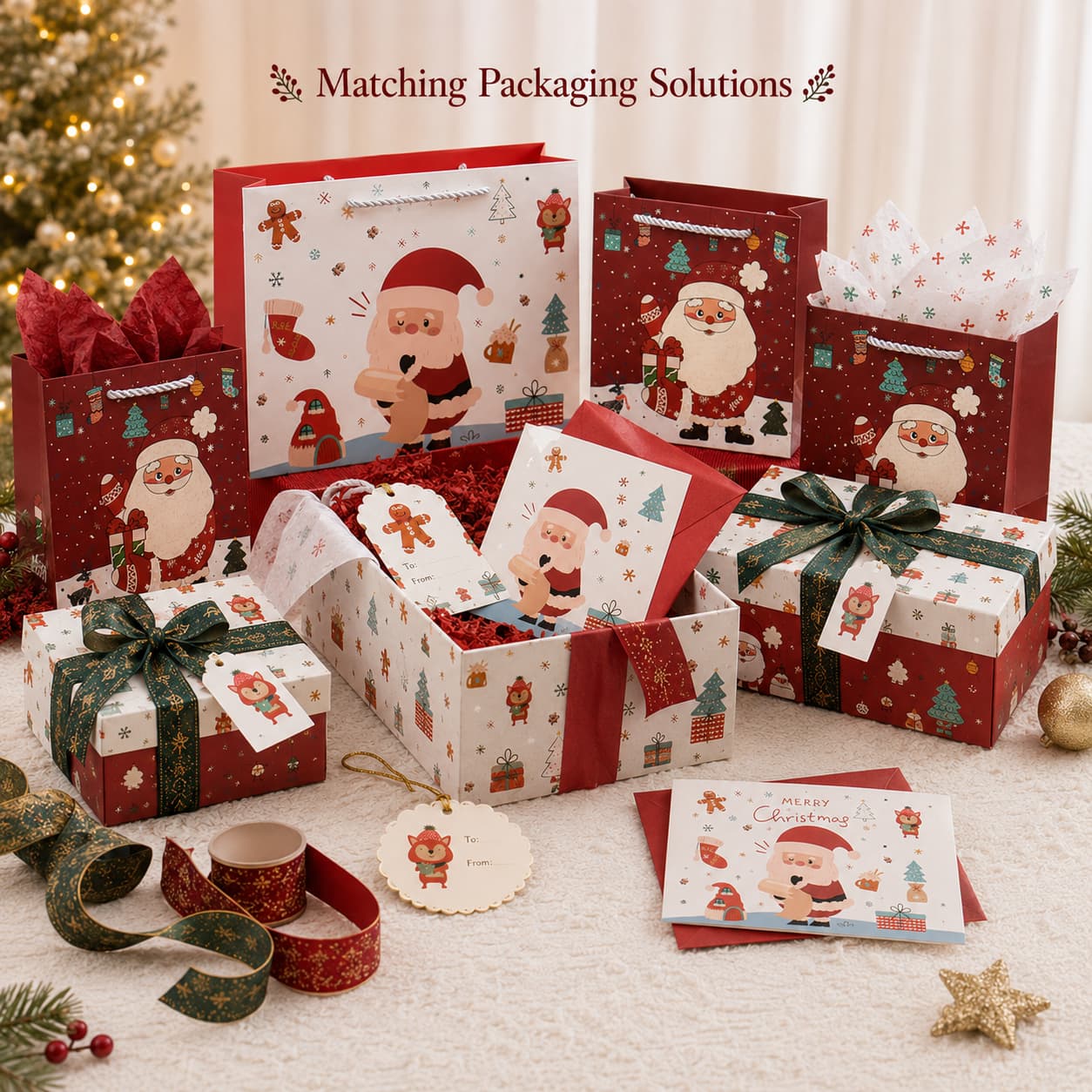 Matching Christmas Packaging Solutions