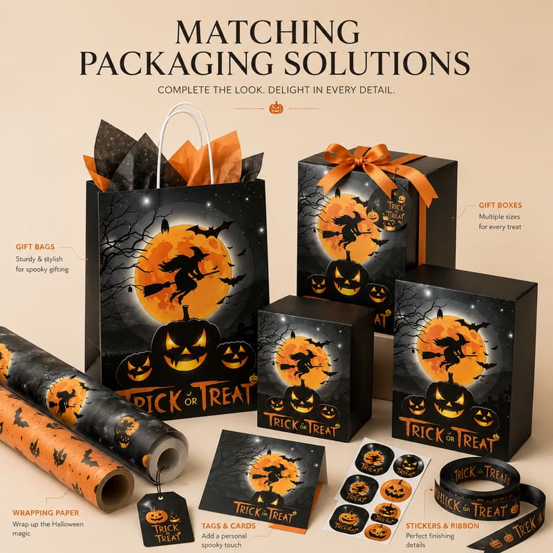 Matching Halloween Packaging Solutions