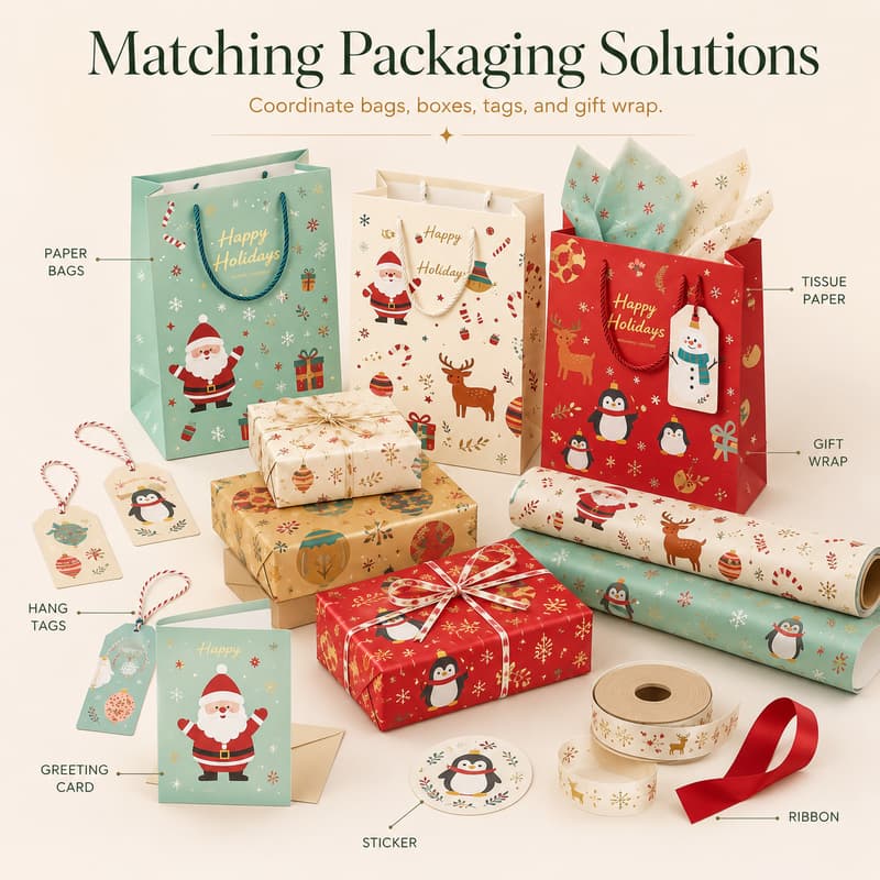 Matching Holiday Packaging Solutions