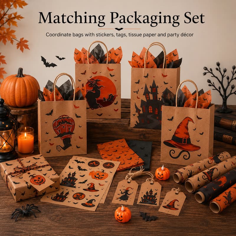 Matching Halloween Packaging Set