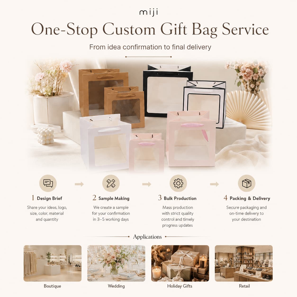 One-Stop Custom Window Bag Service