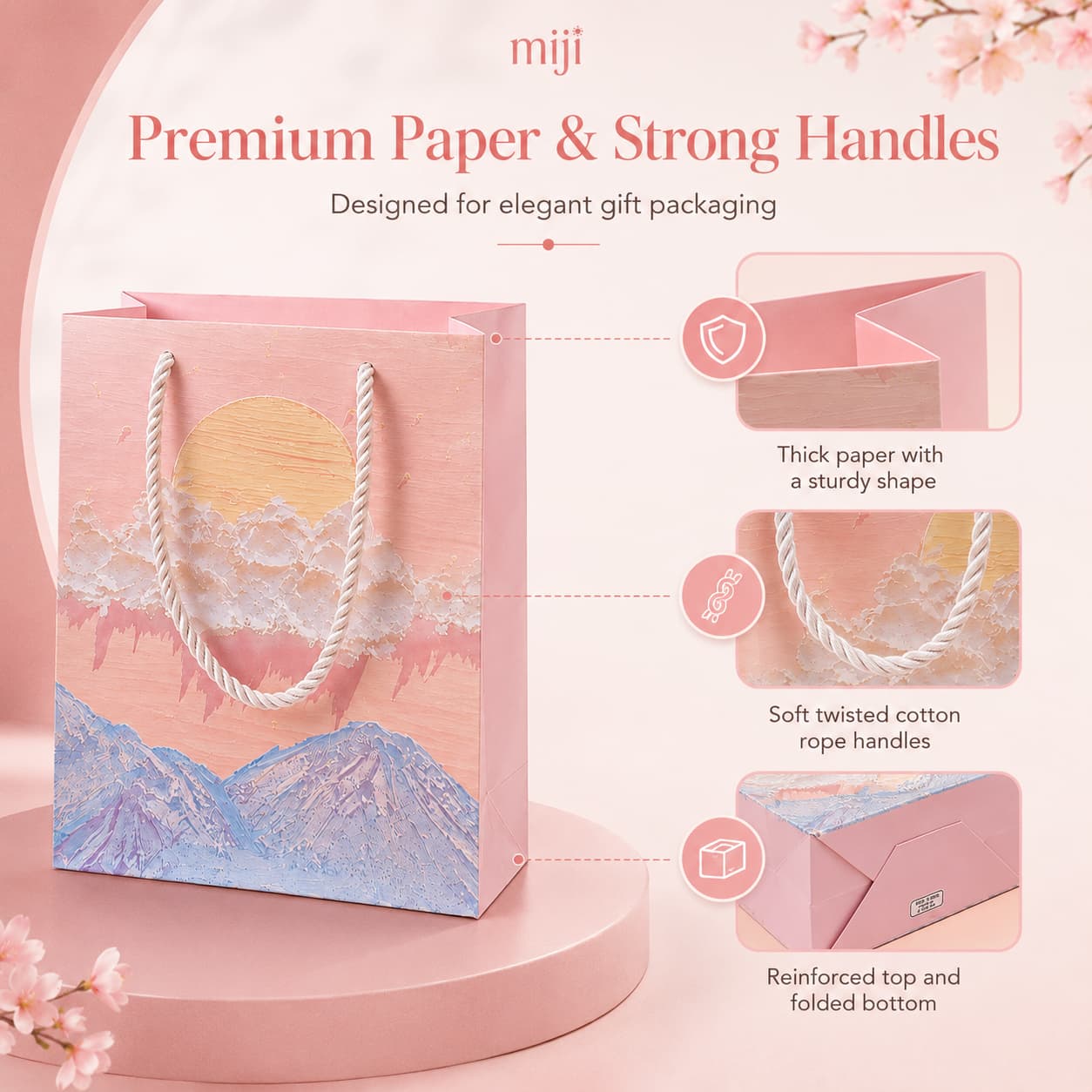 Premium Paper and Strong Handles